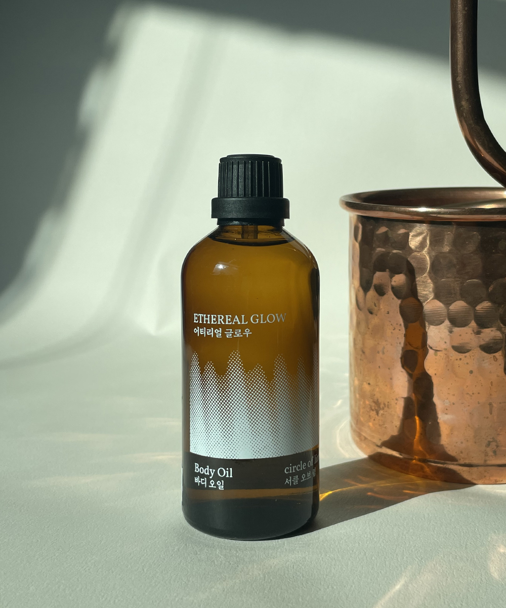 circle of lim body oil ethereal glow