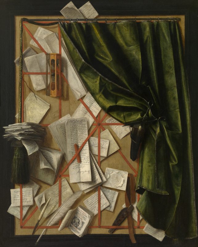 Cornelius Norbertus Gijsbrechts_Trompe l'oeil_1664